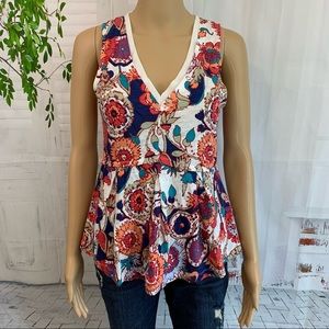 Anthropologie Deletta Floral Top